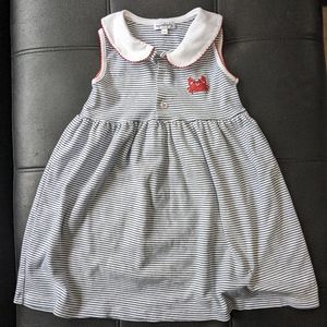 Vintage Red, White And Blue Collared dress MAGNOLIA BABY